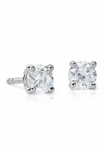 SUZY LEVIAN 14K White Gold Diamond Stud Earrings - 0.25ctw