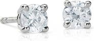 SUZY LEVIAN 14K White Gold Diamond Stud Earrings - 0.25ctw