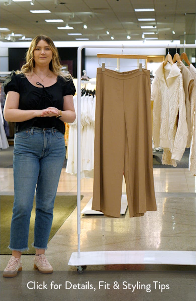 Laila Wide Leg Crop Pants, sales video thumbnail