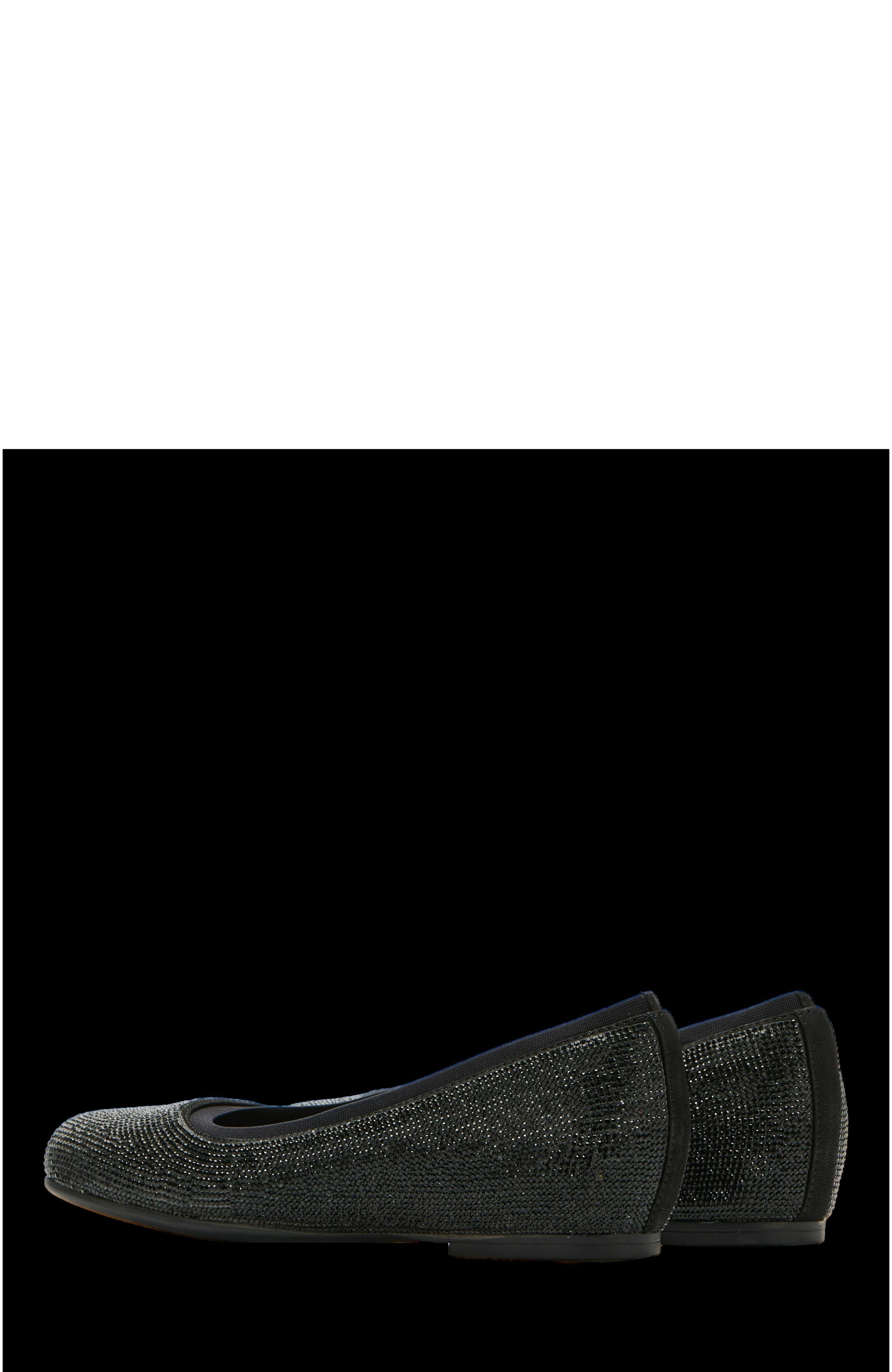 ABEO Cadence Ballet Flat, Alternate, color, Black Sparkle - Metatarsal