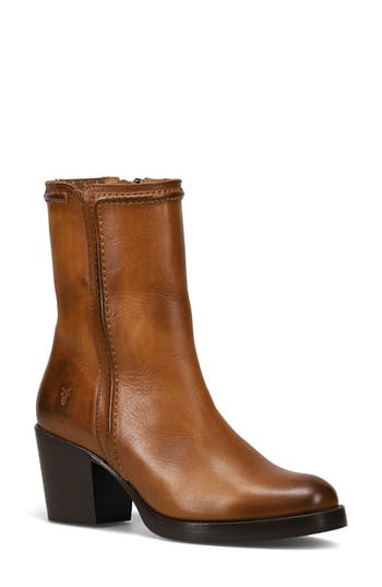 Frye Jean Block Heel Bootie