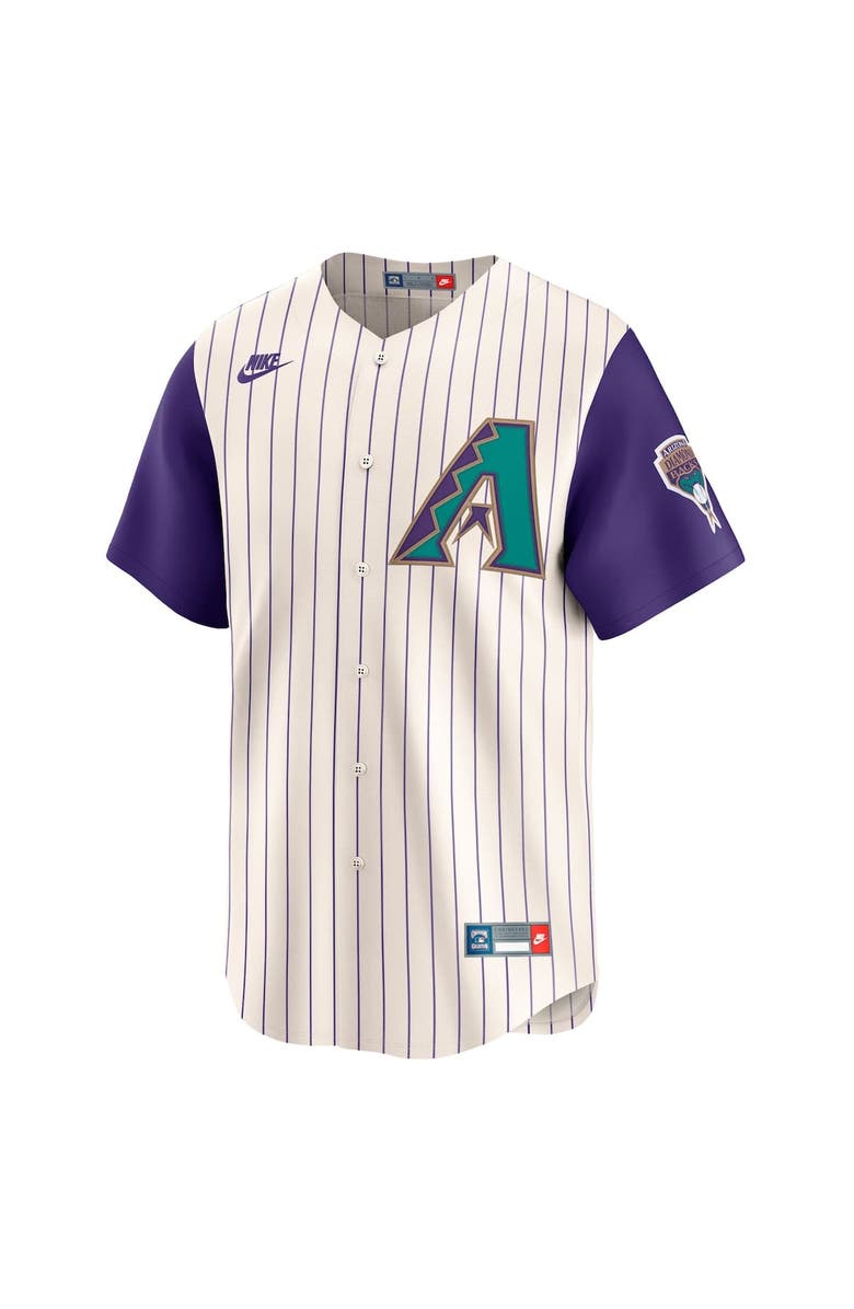 Nike Men's Nike Luis Gonzalez Cream Arizona Diamondbacks Throwback Cooperstown Collection Limited Jersey, Alternate, color, Cream