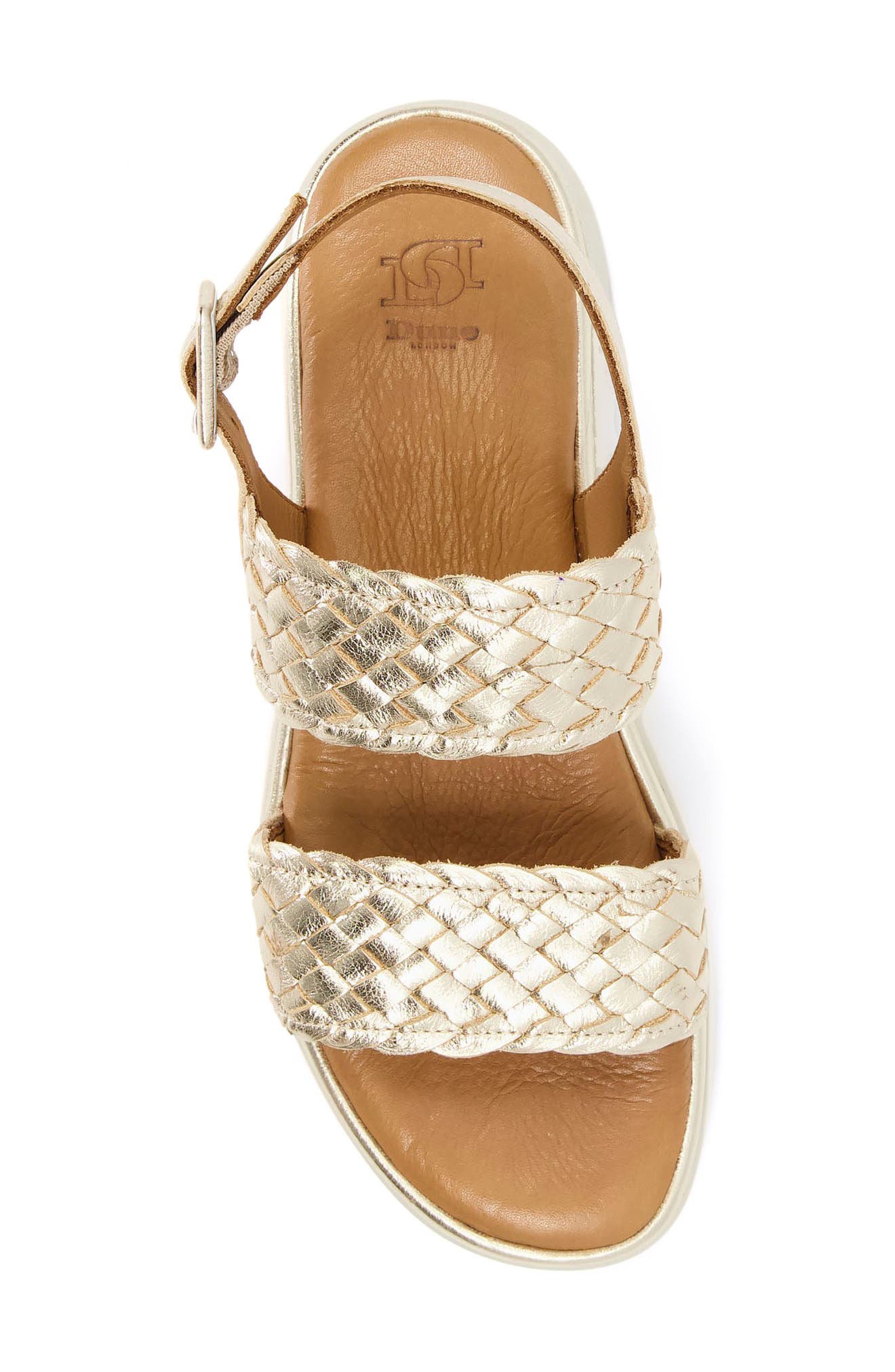 Lorris Slingback Platform Sandal, Alternate, color, GOLD