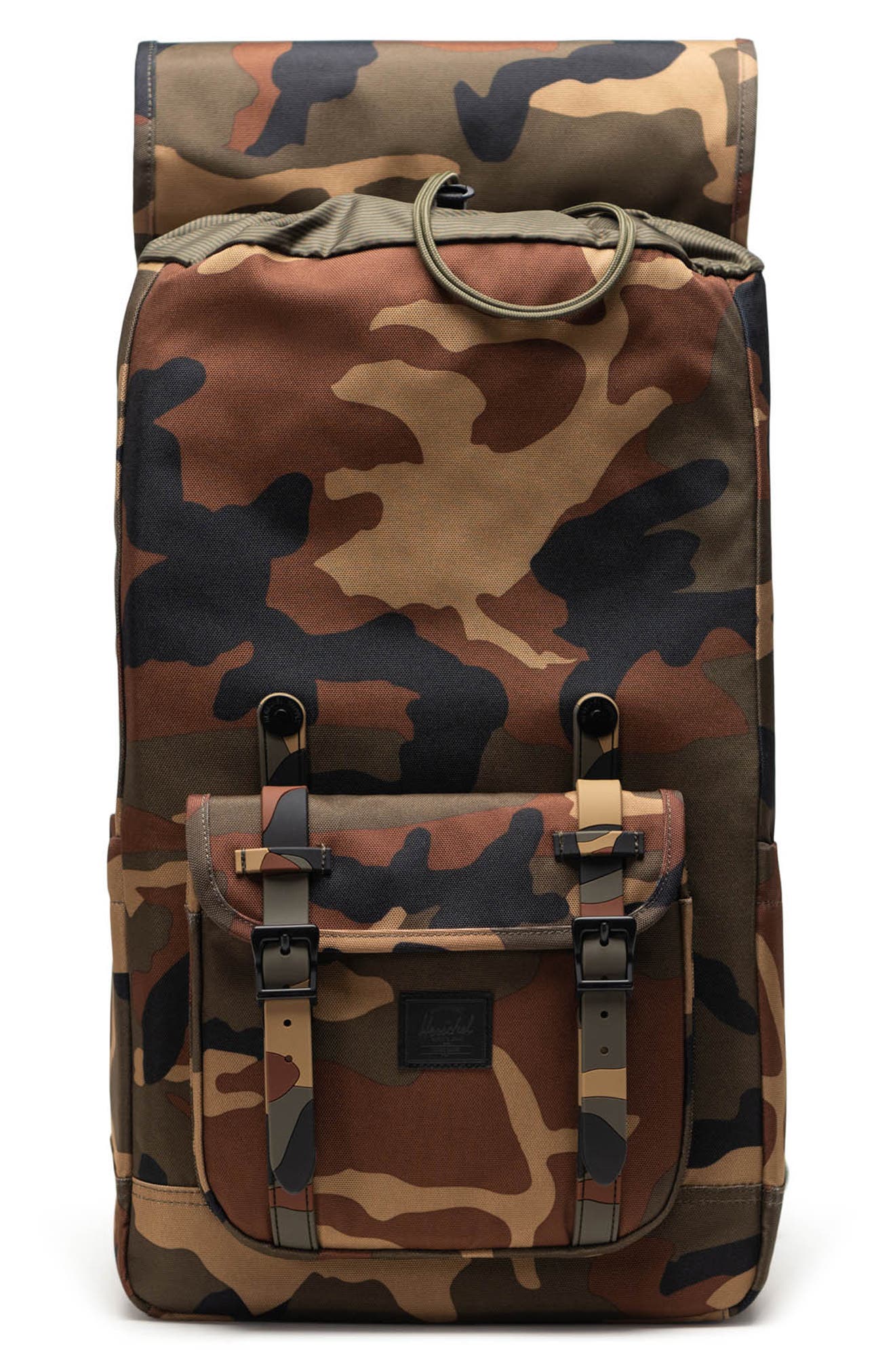 Little America Backpack, Alternate, color, WOODLAND CAMO/ BLACK LABEL