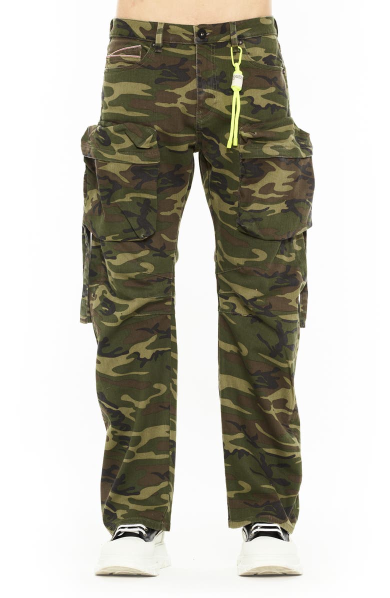 Cult of Individuality 610 Cargo Jeans, Main, color, Camo