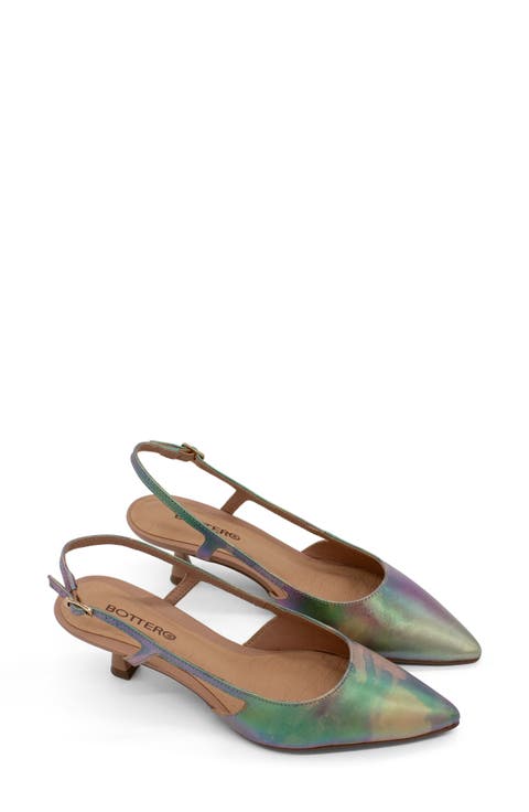 Botolivia Legacy Pointed Toe Slingback Pump (Women)