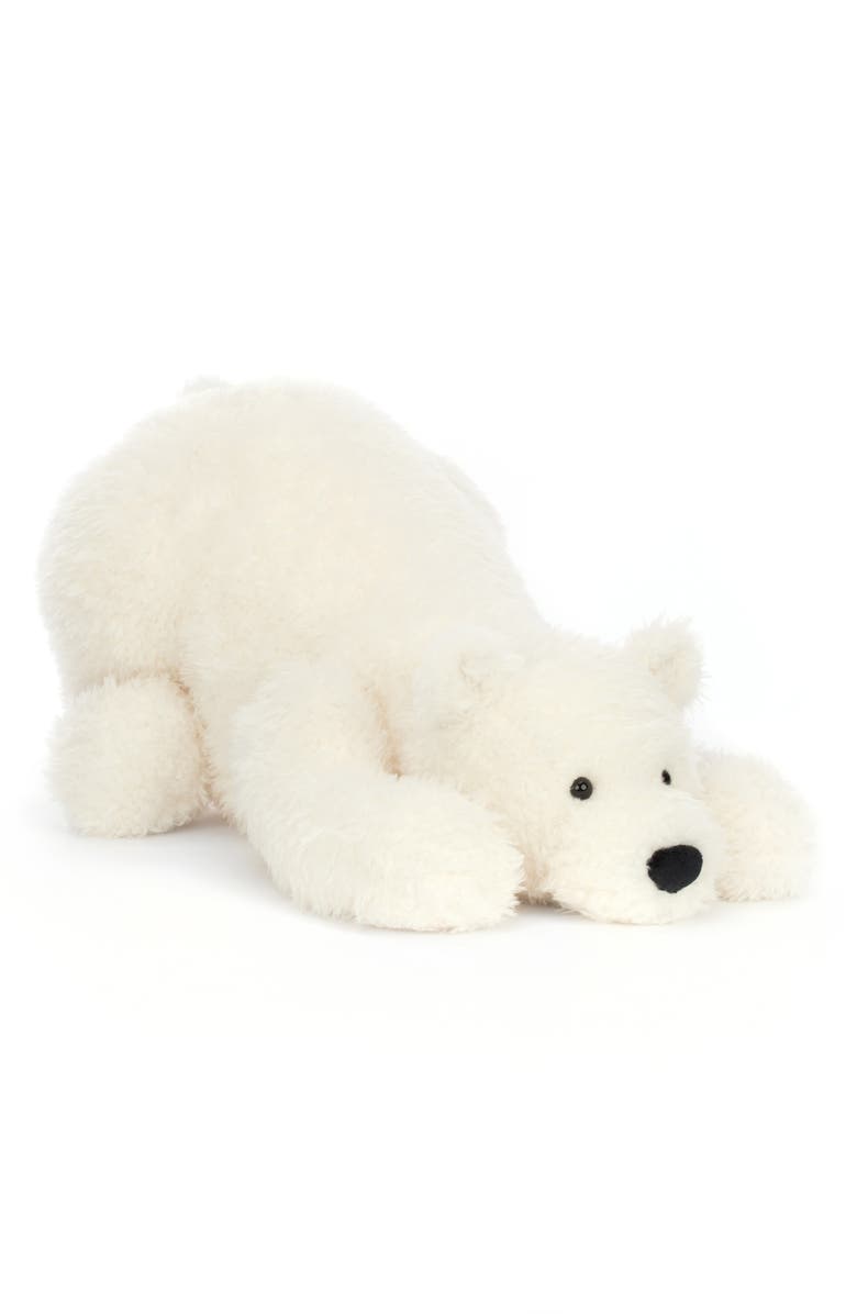Jellycat Nozzy Polar Bear Stuffed Animal, Main, color,