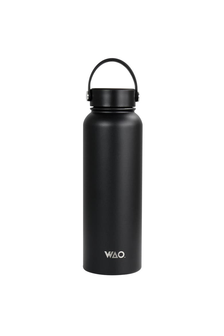 38 oz. Thermal Bottle with Lid, Main, color, Matte Black