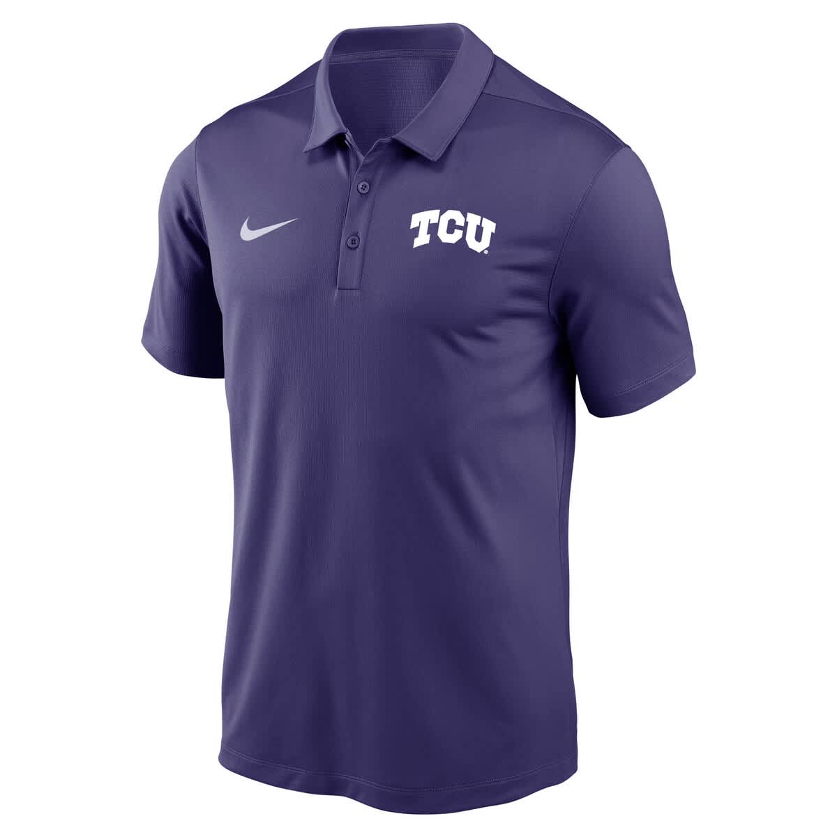 Men's Nike Purple TCU Horned Frogs Victory Solid Performance Polo - image 2