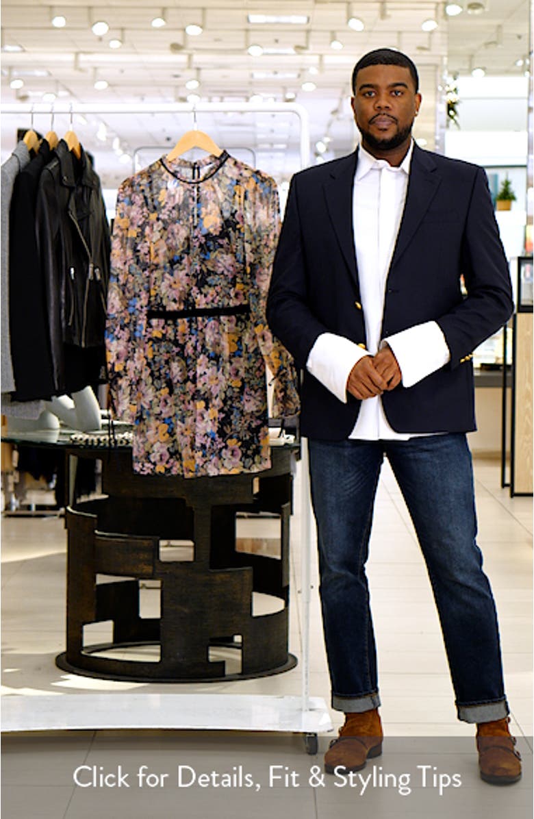 Sweet Meadown Floral Long Sleeve Minidress, sales video thumbnail