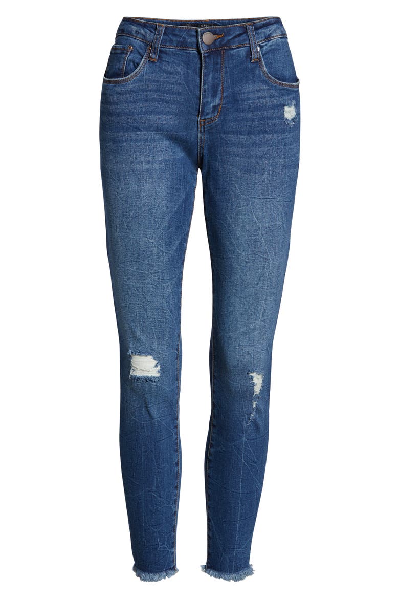 Emma Distressed Ankle Skinny Jeans, Alternate, color, NORTH ASHBURY