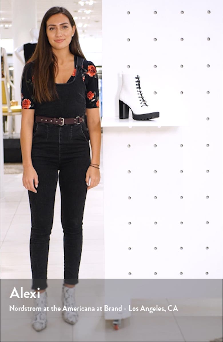 x Claudia Sulewski Evie Lace Up Bootie, sales video thumbnail