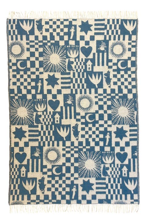 Moomin Play Wool Blanket