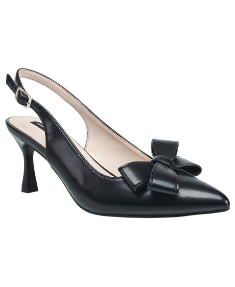 Brinton Oversized Bow Kitten Heel