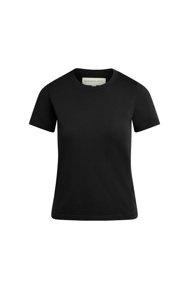 The Standard Stitch The Crew Tee, Alternate, color, Onyx