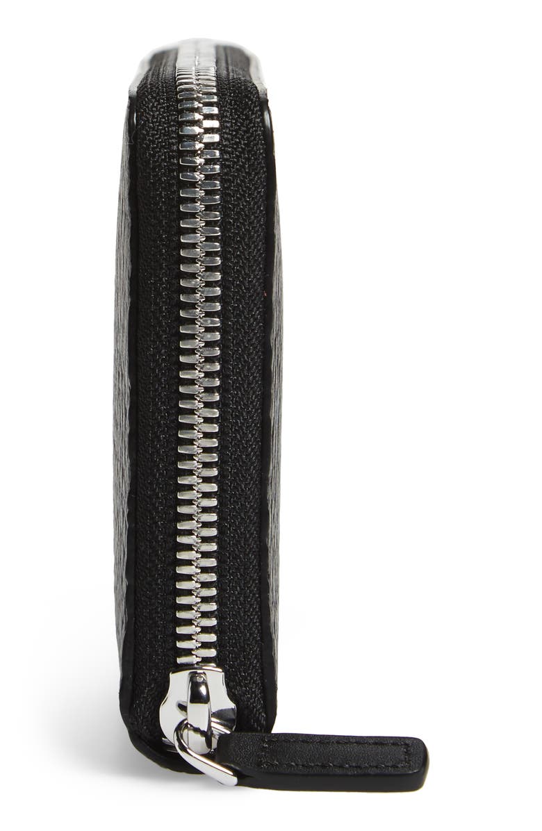 MCM Visetos Original Zip Around Coated Canvas Wallet, Alternate, color, 