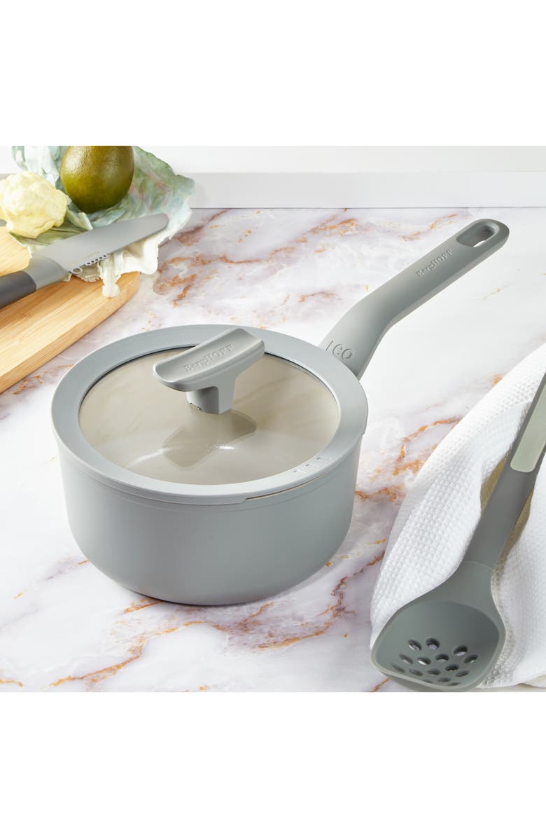BergHOFF Leo Balance 2-Quart Sauce Pan, Alternate, color, Moon Mist