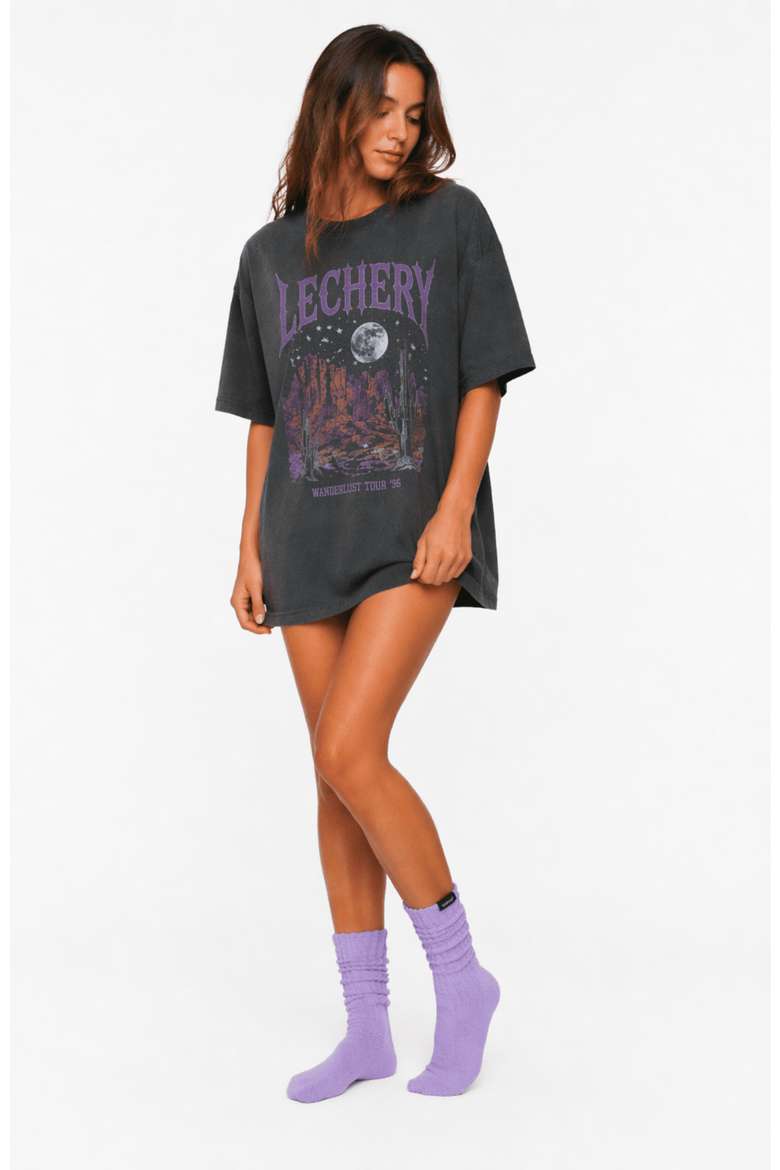 Gender Inclusive Scrunch Crew Socks, Alternate, color, LILAC