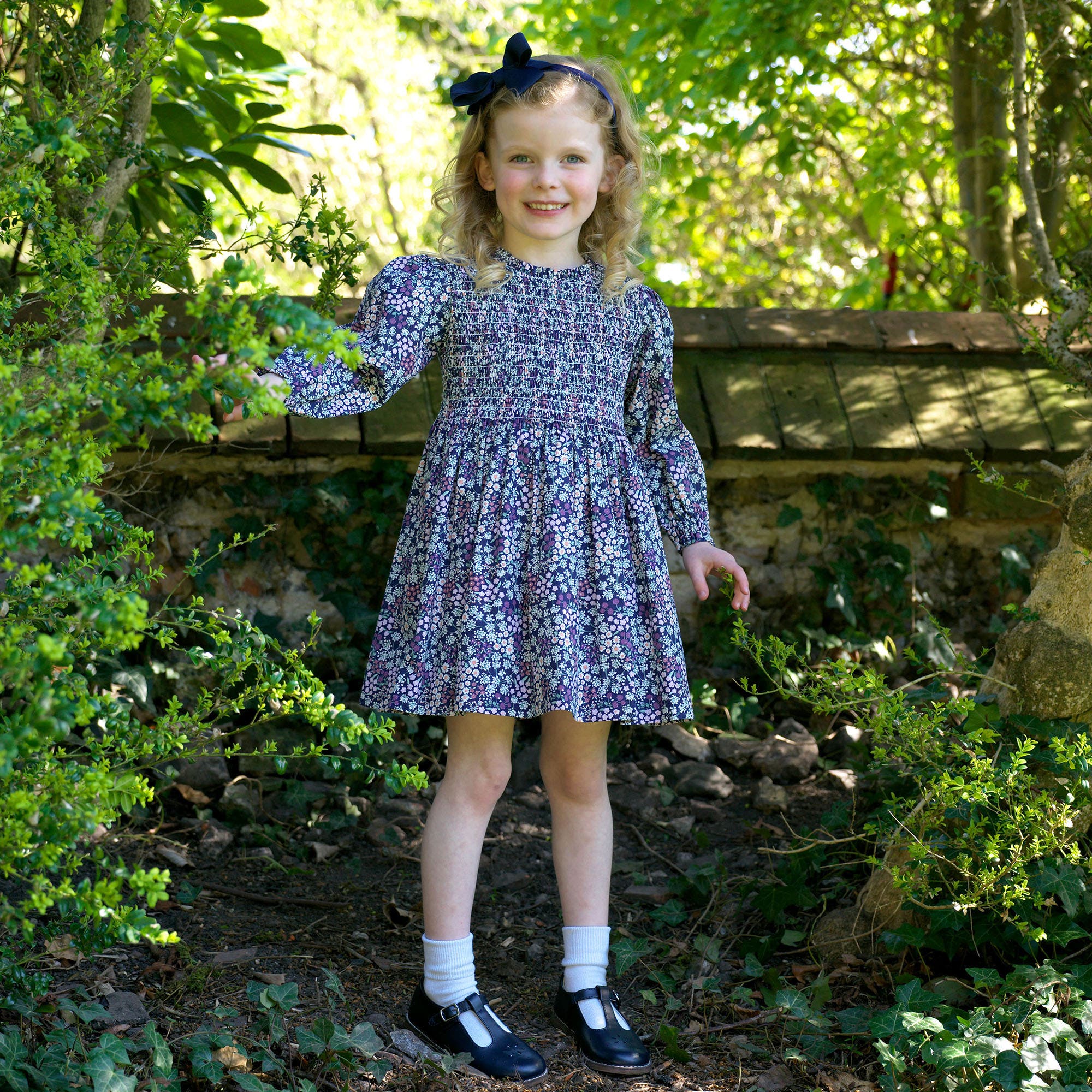 Rachel Riley Wild Floral Ruched Dress | Nordstrom