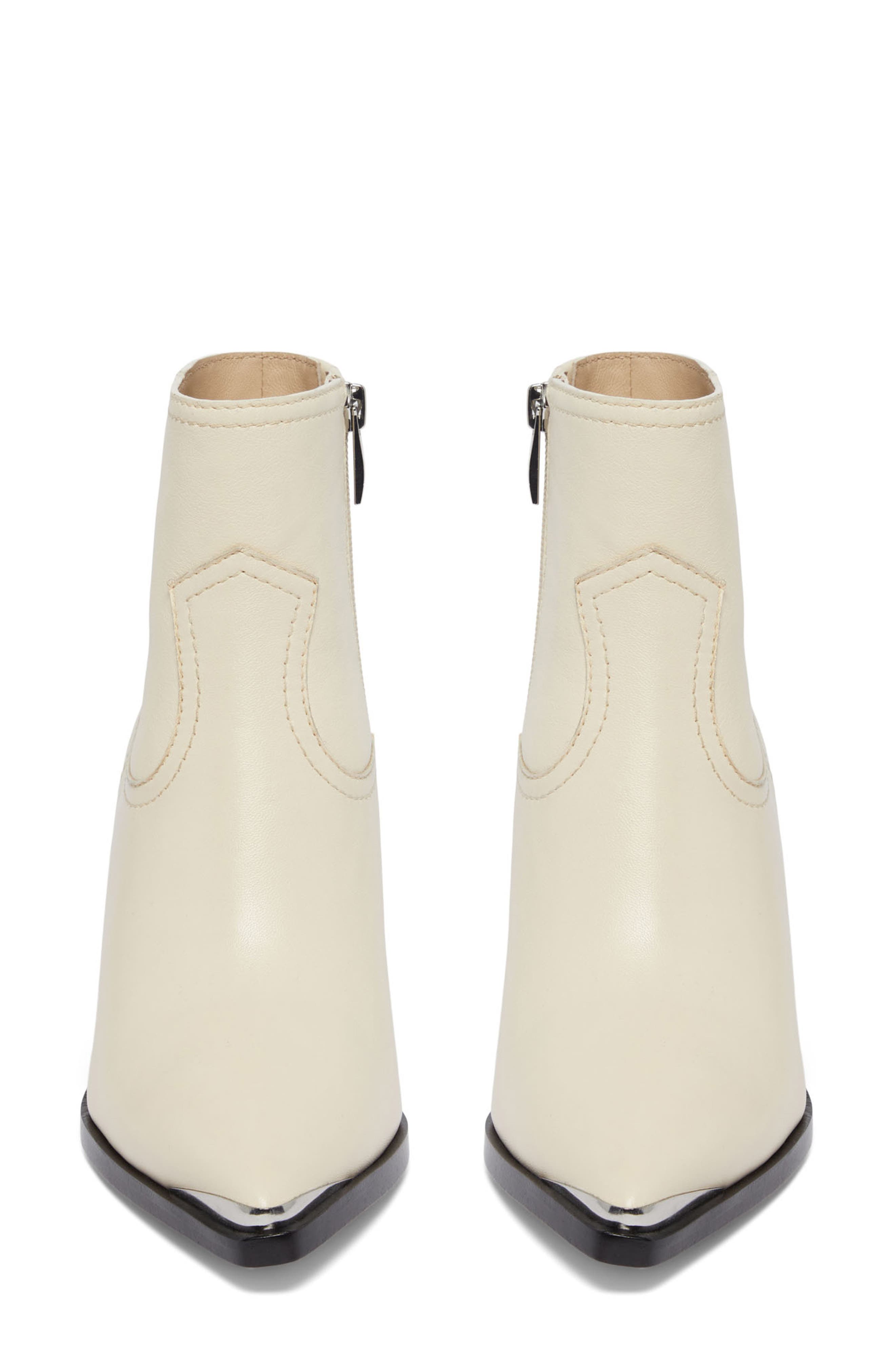Lucy Leather Boot, Alternate, color, BONE