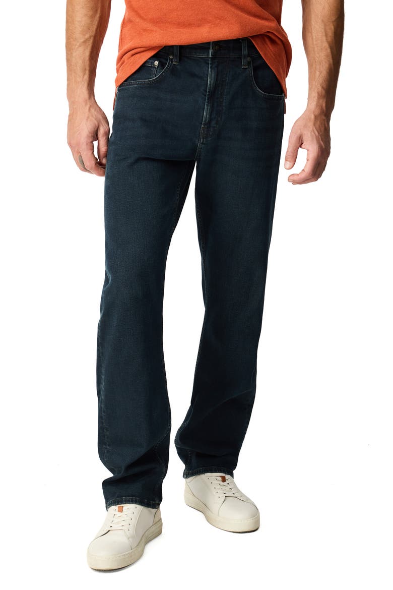 Linden Straight Leg Jeans, Main, color, BLUE BLACK