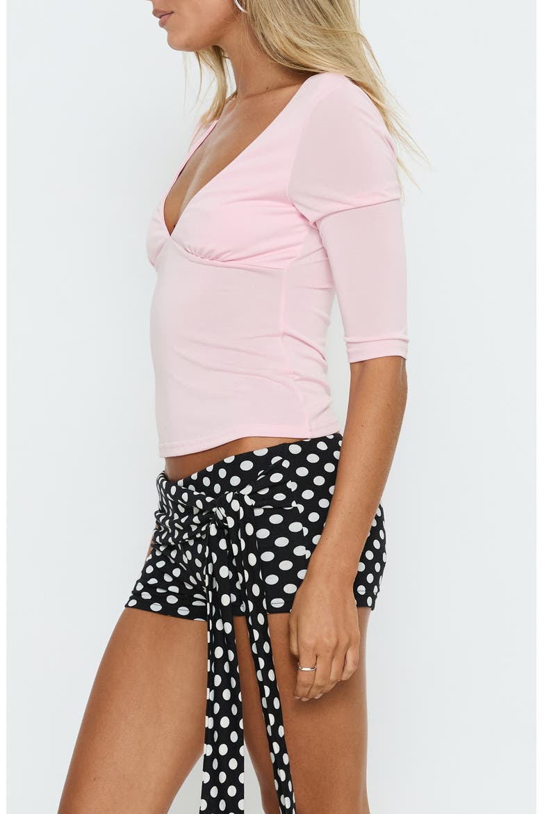 Back to Friends V-Neck Top, Alternate, color, PINK