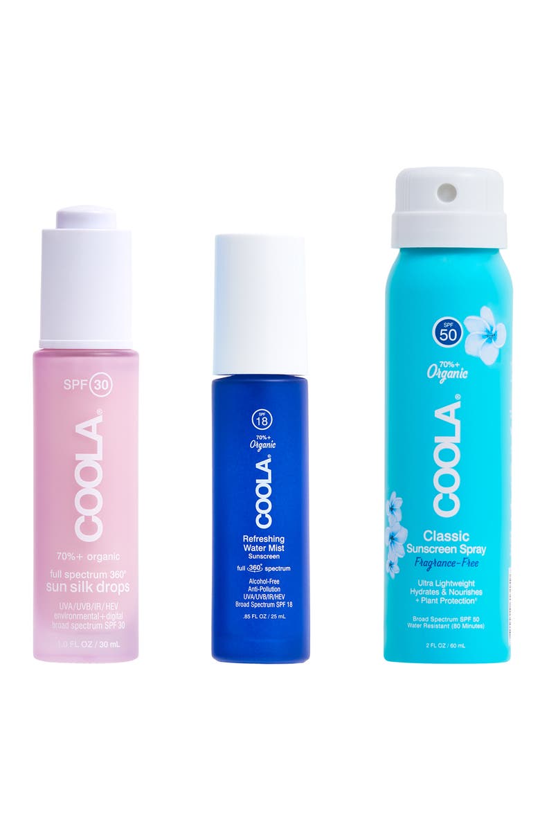 COOLA<sup>®</sup> Suncare Full Spectrum 360° Sunscreen Set-$76 Value, Main, color, 