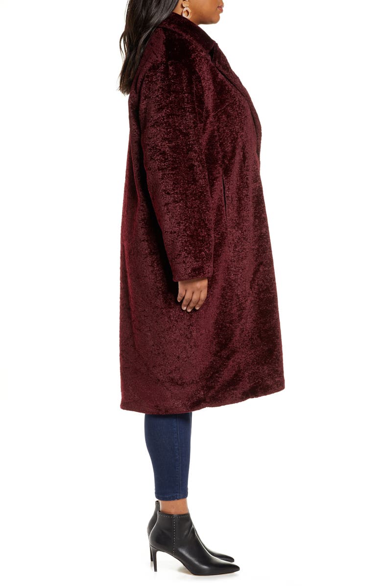 Halogen<sup>®</sup> Faux Fur Coat, Alternate, color, 