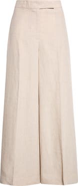 Reiss Kit Wide Leg Linen Pants
