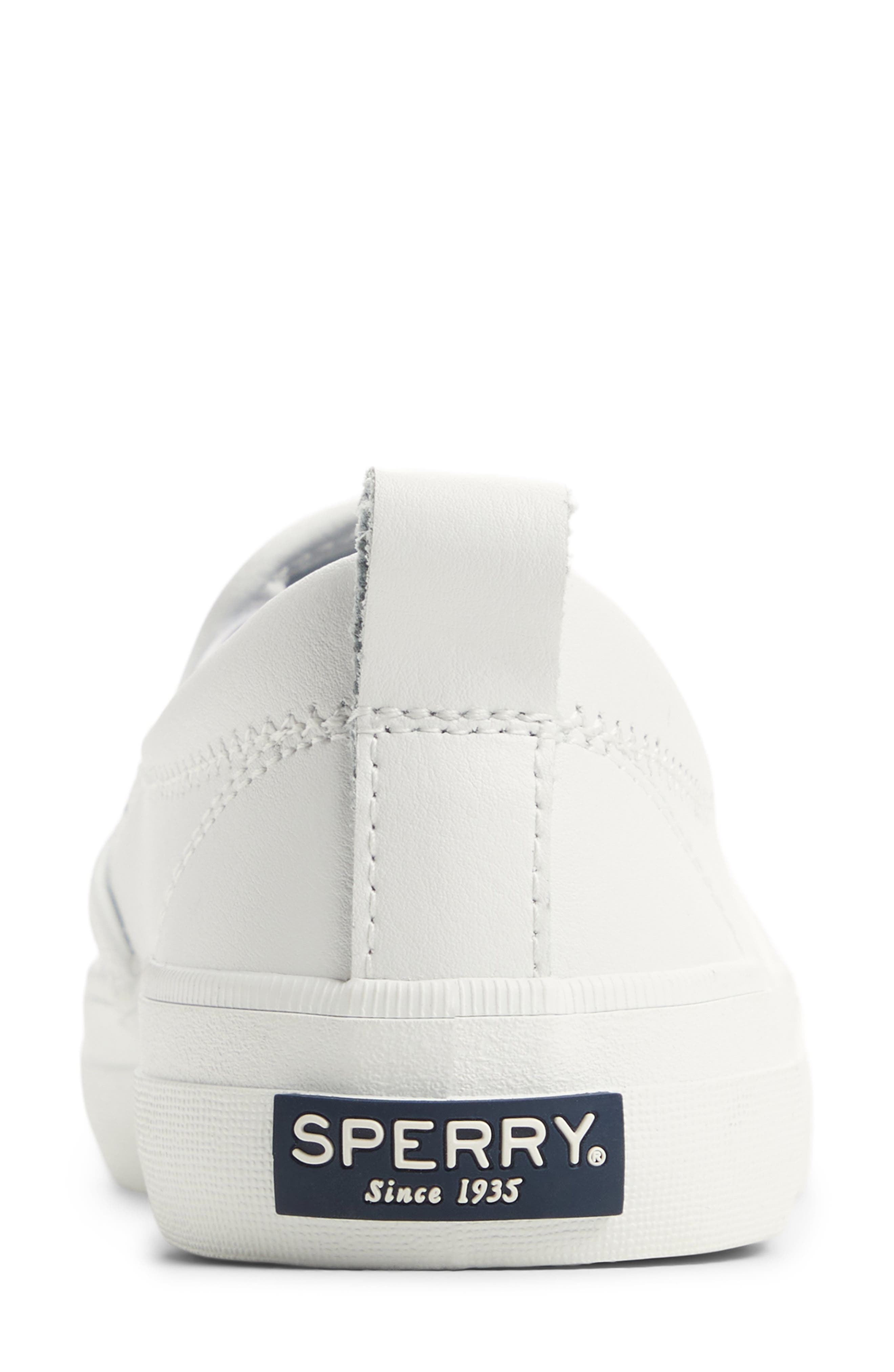 Sperry Crest Twin Slip-On Sneaker, Alternate, color, White