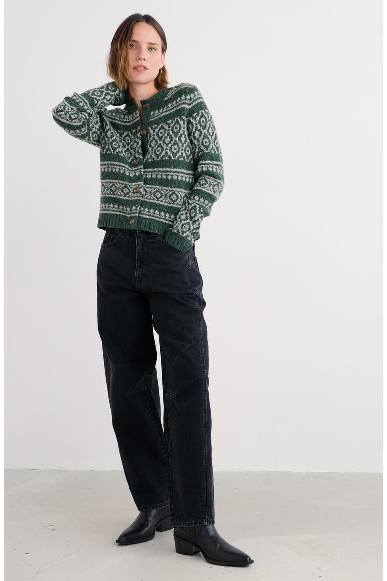 Castwork Merino Wool Blend Cardigan, Alternate, color, SHINGLE BAR LOCH OYS