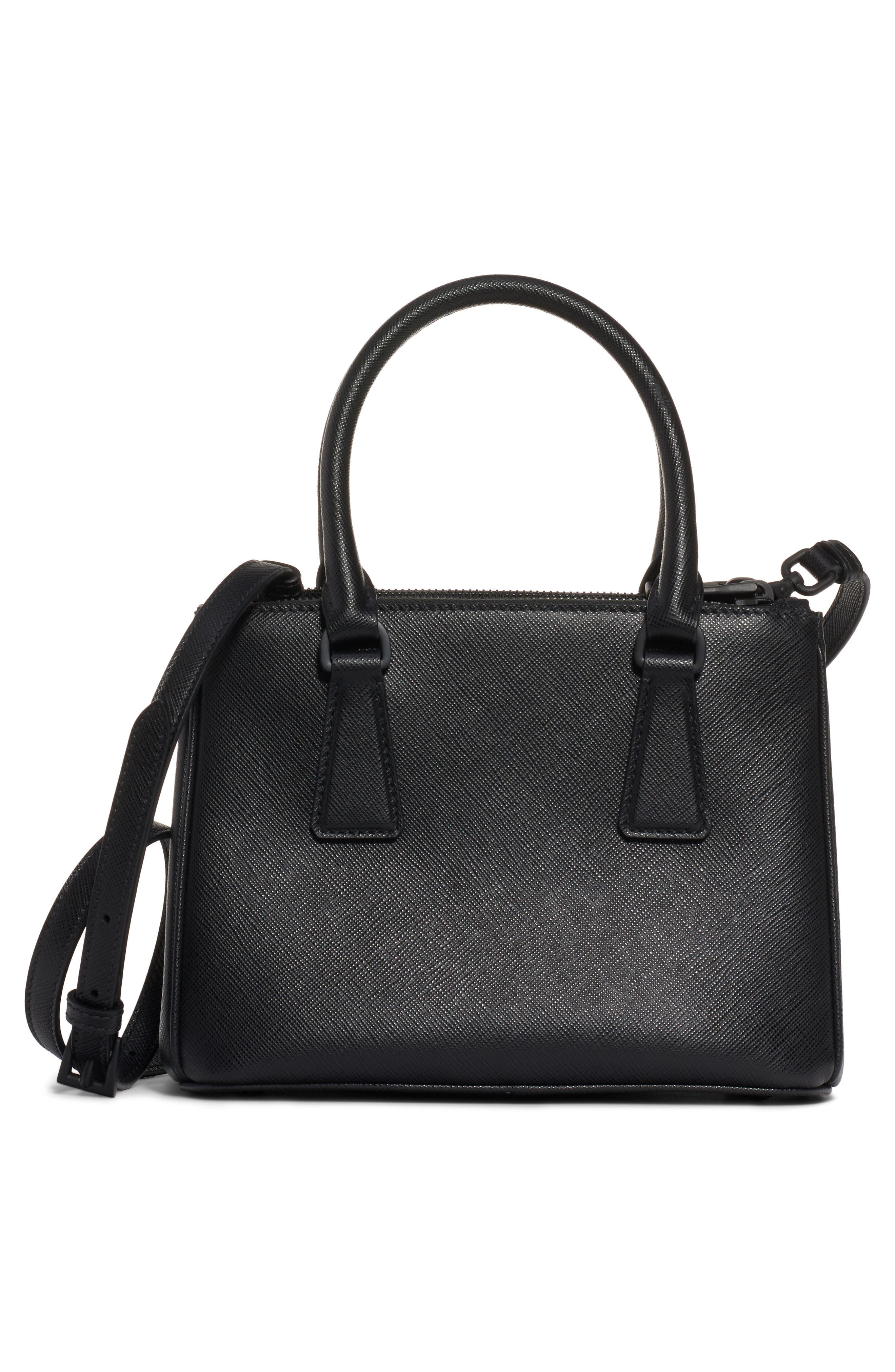 Prada Mini Galleria Saffiano Leather Satchel, Alternate, color, 