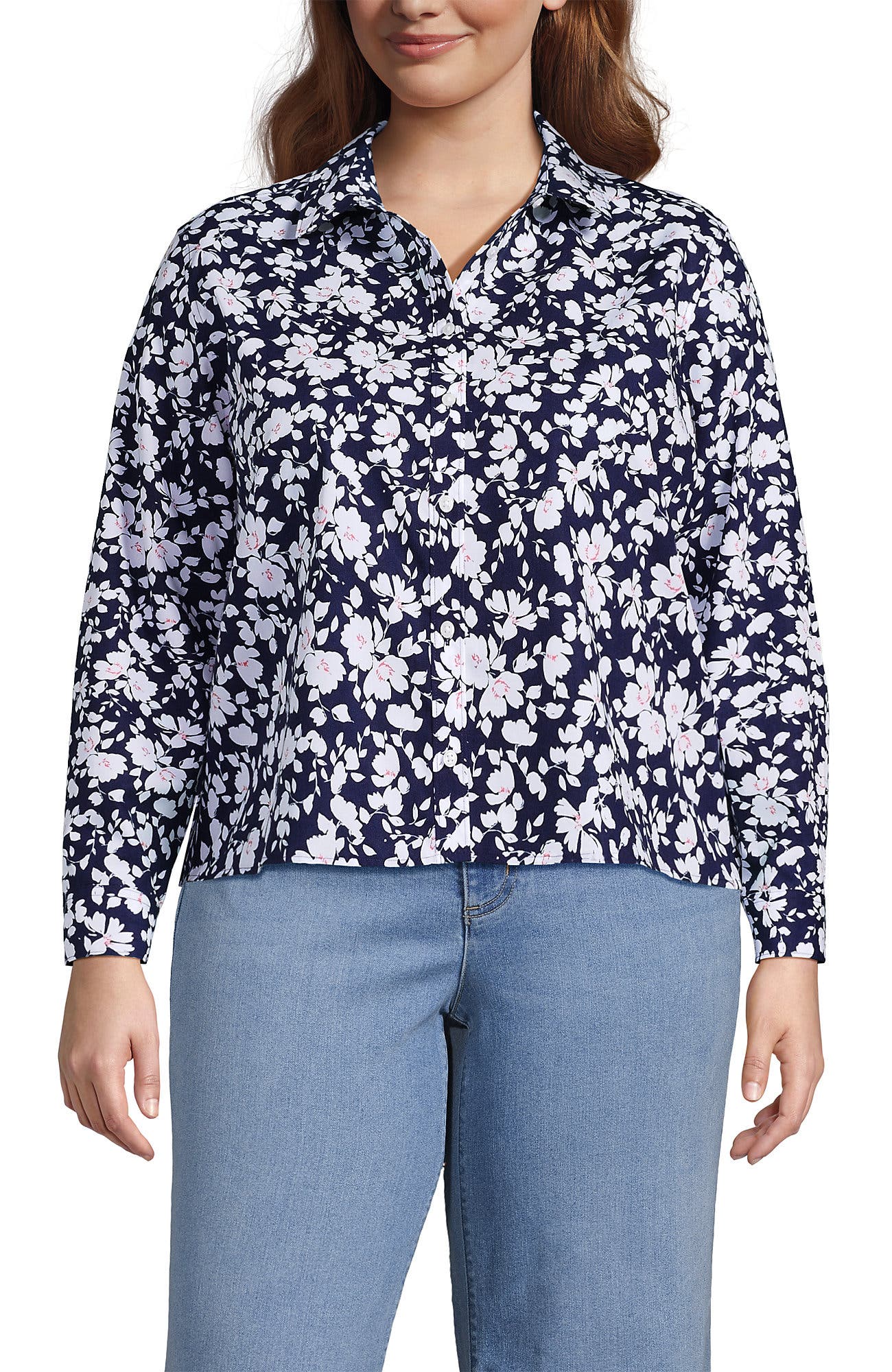 Deep Sea Navy Blossoms