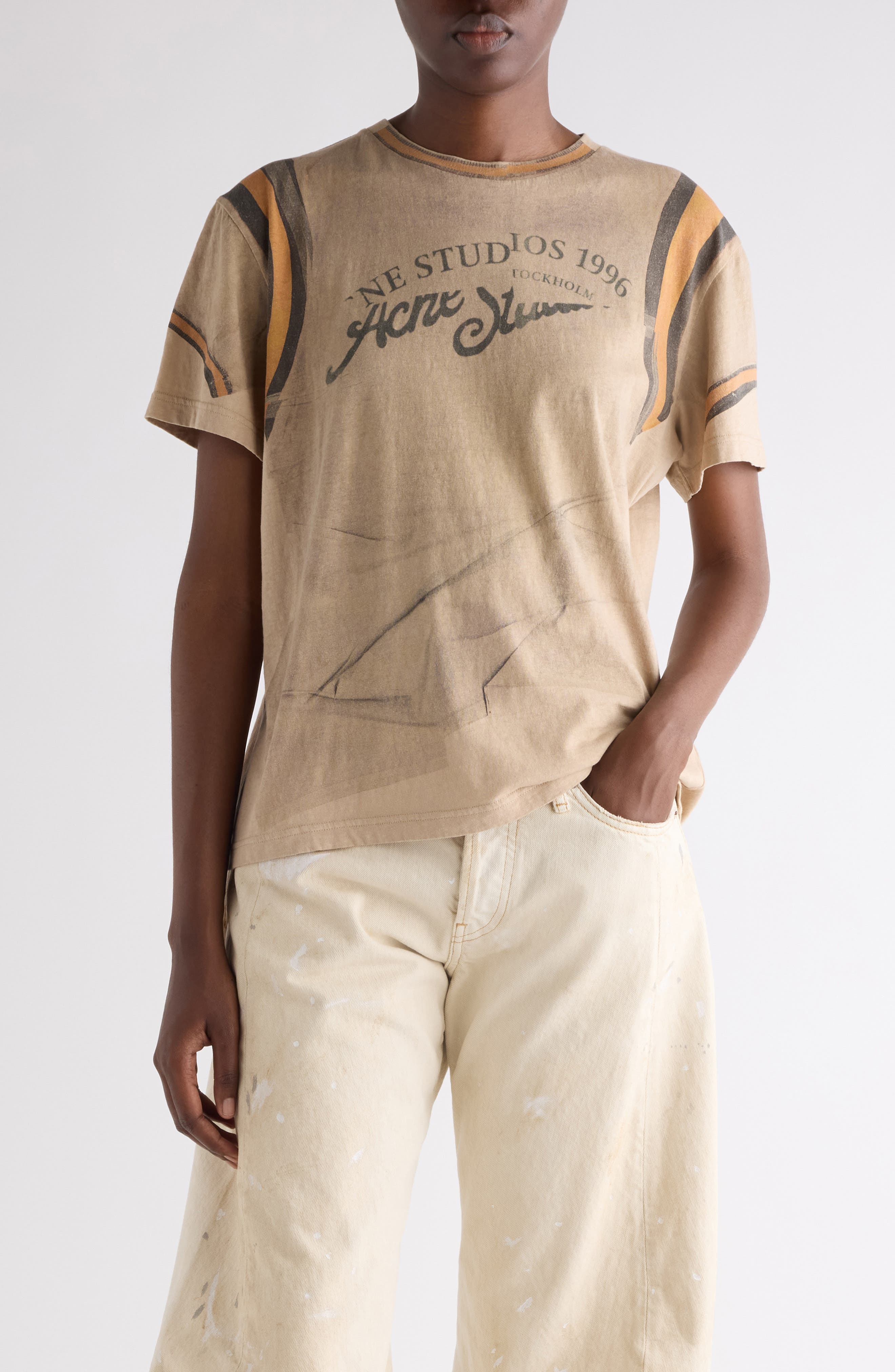 Trompe l'Oeil Logo Graphic T-Shirt - image 3