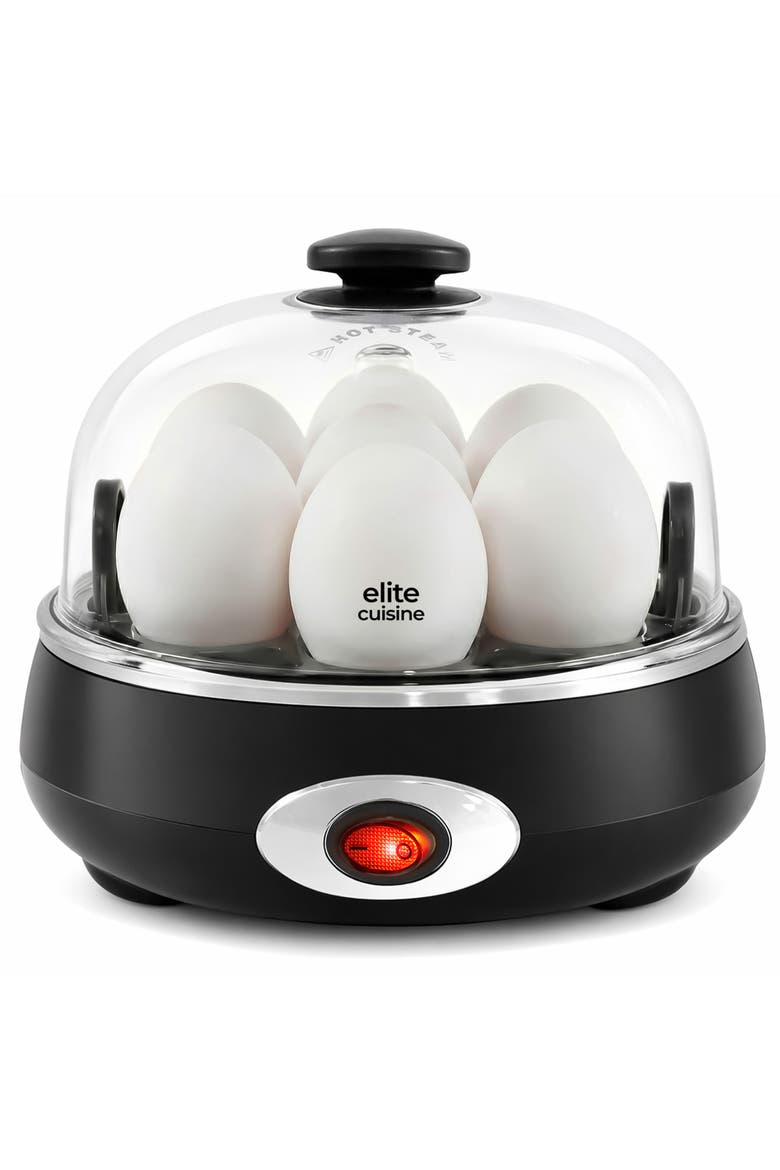 EGC555 Automatic Easy Egg Cooker, 7 Eggs, Main, color, Black