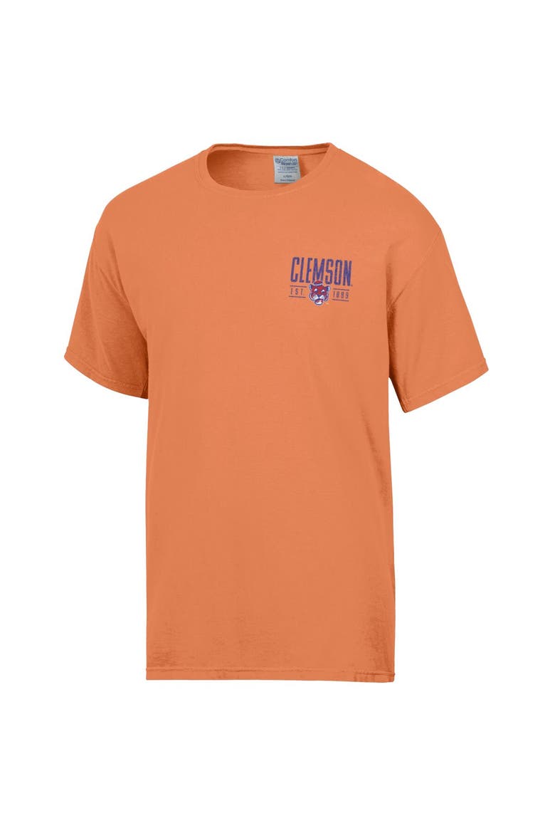 Men's ComfortWash  Orange Clemson Tigers Big Name T-Shirt, Alternate, color, Orange