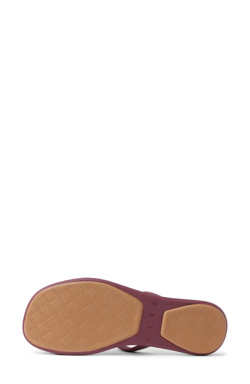 Reef Water Willow Marina Slide Sandal In Brown