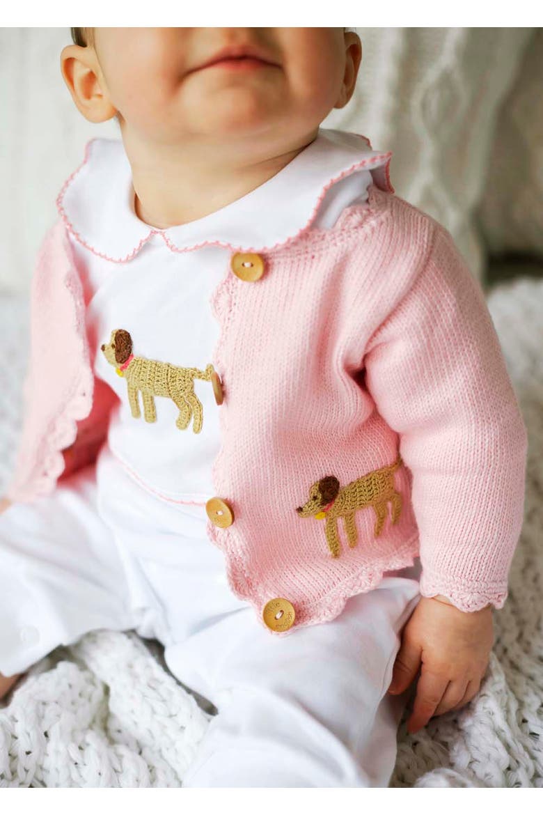 Kids' Crochet Cardigan, Alternate, color, Girl Lab