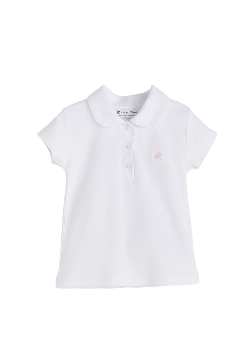 Essential Collared T-Shirt for Infant, Main, color, White