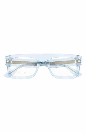 Gucci 52mm Square Rectangular Glasses