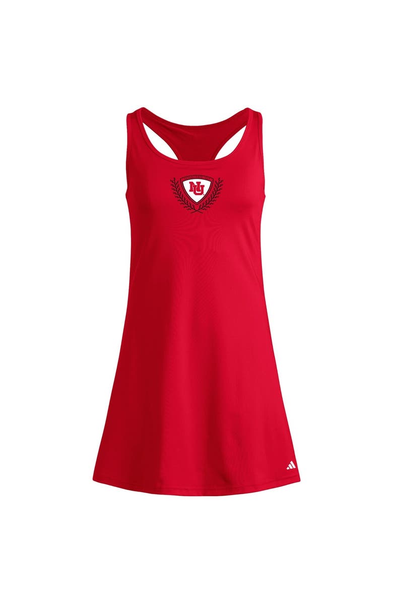 adidas Women's adidas  Scarlet Nebraska Huskers Spring Fling Active Racerback Skort Dress, Alternate, color, 