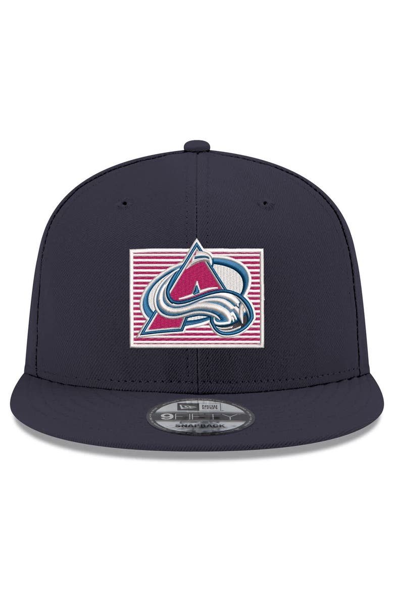 New Era Men's New Era Navy Colorado Avalanche State Pride 9FIFTY Snapback Hat, Alternate, color, Navy