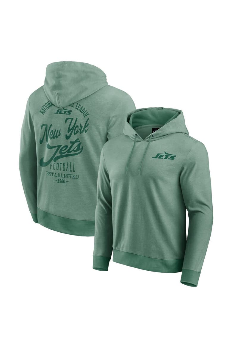 Men's Darius Rucker Collection by Fanatics Green New York Jets Tonal Knit Pullover Hoodie, Main, color, Green