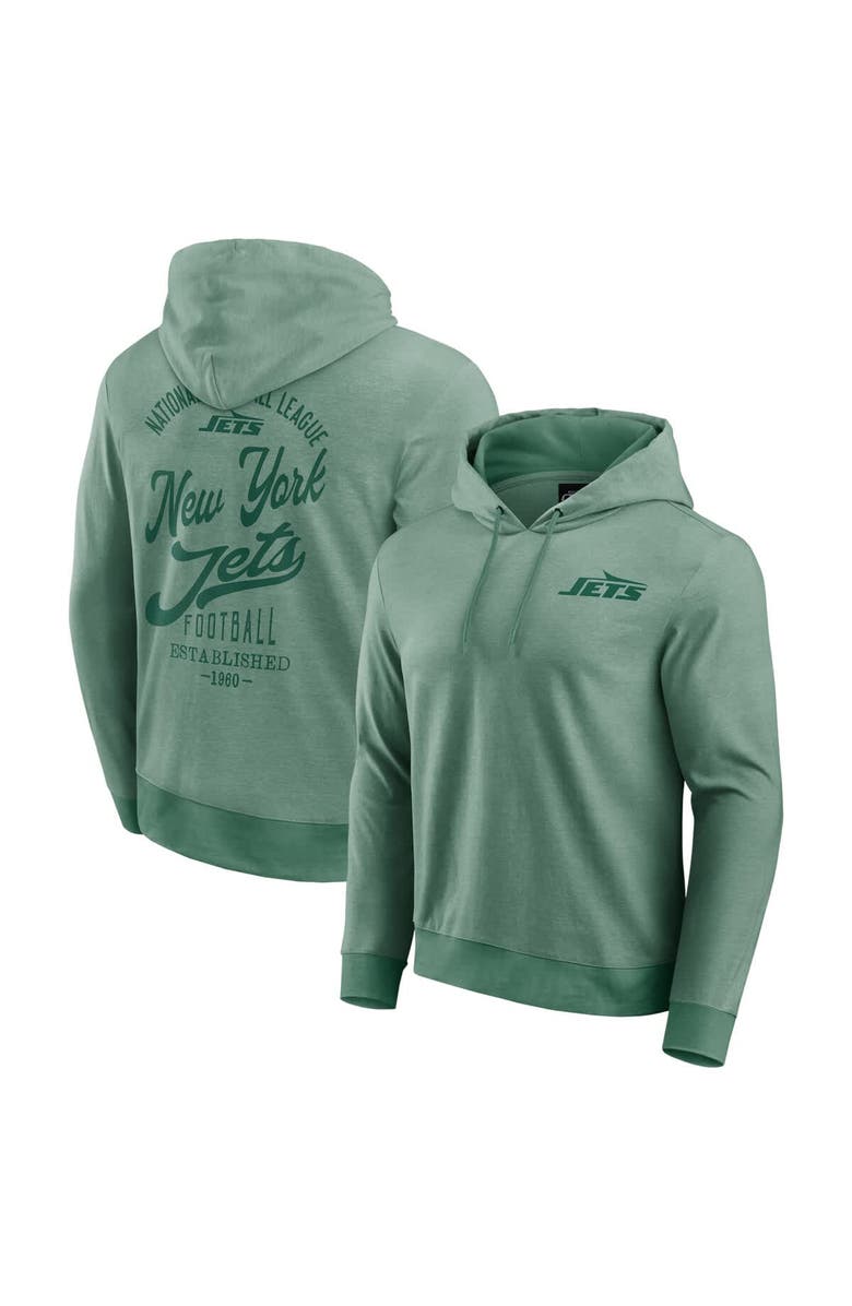 Darius Rucker Collection by Fanatics Men's Darius Rucker Collection by Fanatics Green New York Jets Tonal Knit Pullover Hoodie, Main, color, Green