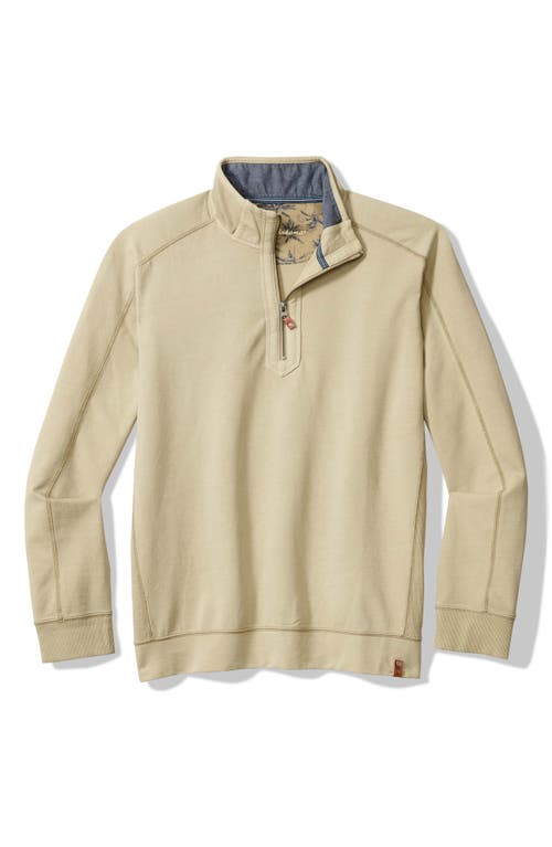 Tommy Bahama Ben & Terry Half Zip Sweatshirt In Multi
