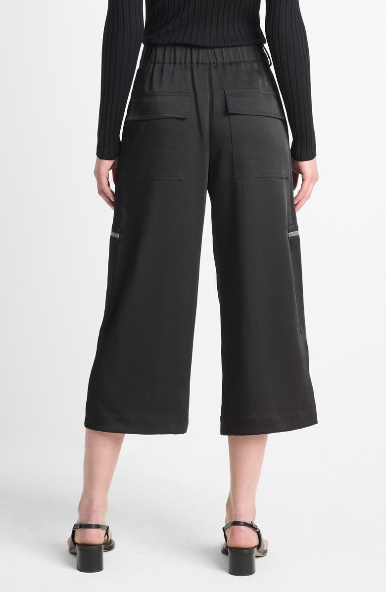 Vince Satin Parachute Crop Wide Leg Pants, Alternate, color,