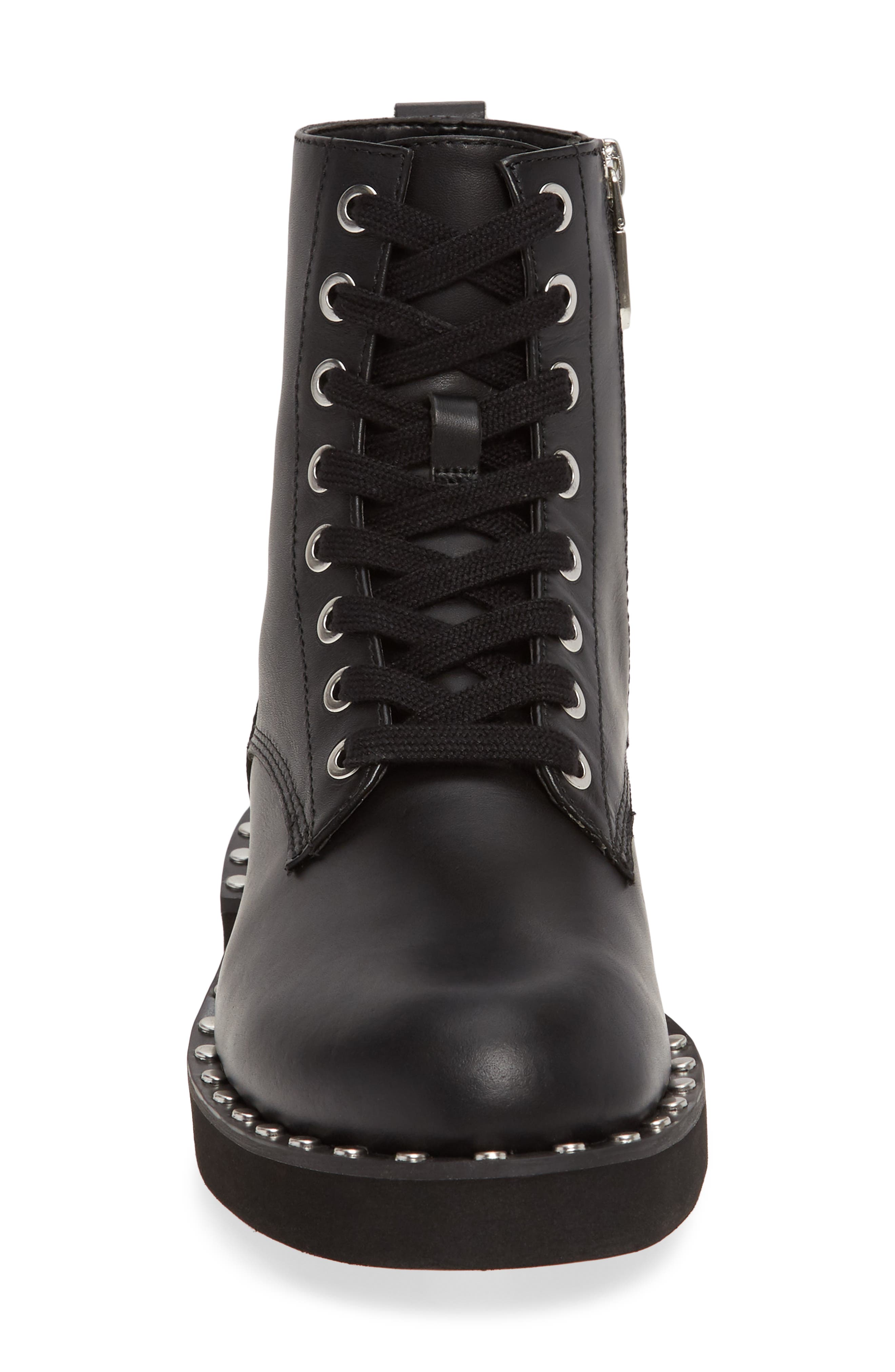 Calvin Klein Jeans Nannie Stud Welt Combat Boot, Alternate, color, 