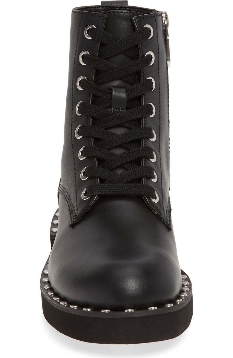 Calvin Klein Jeans Nannie Stud Welt Combat Boot, Alternate, color,