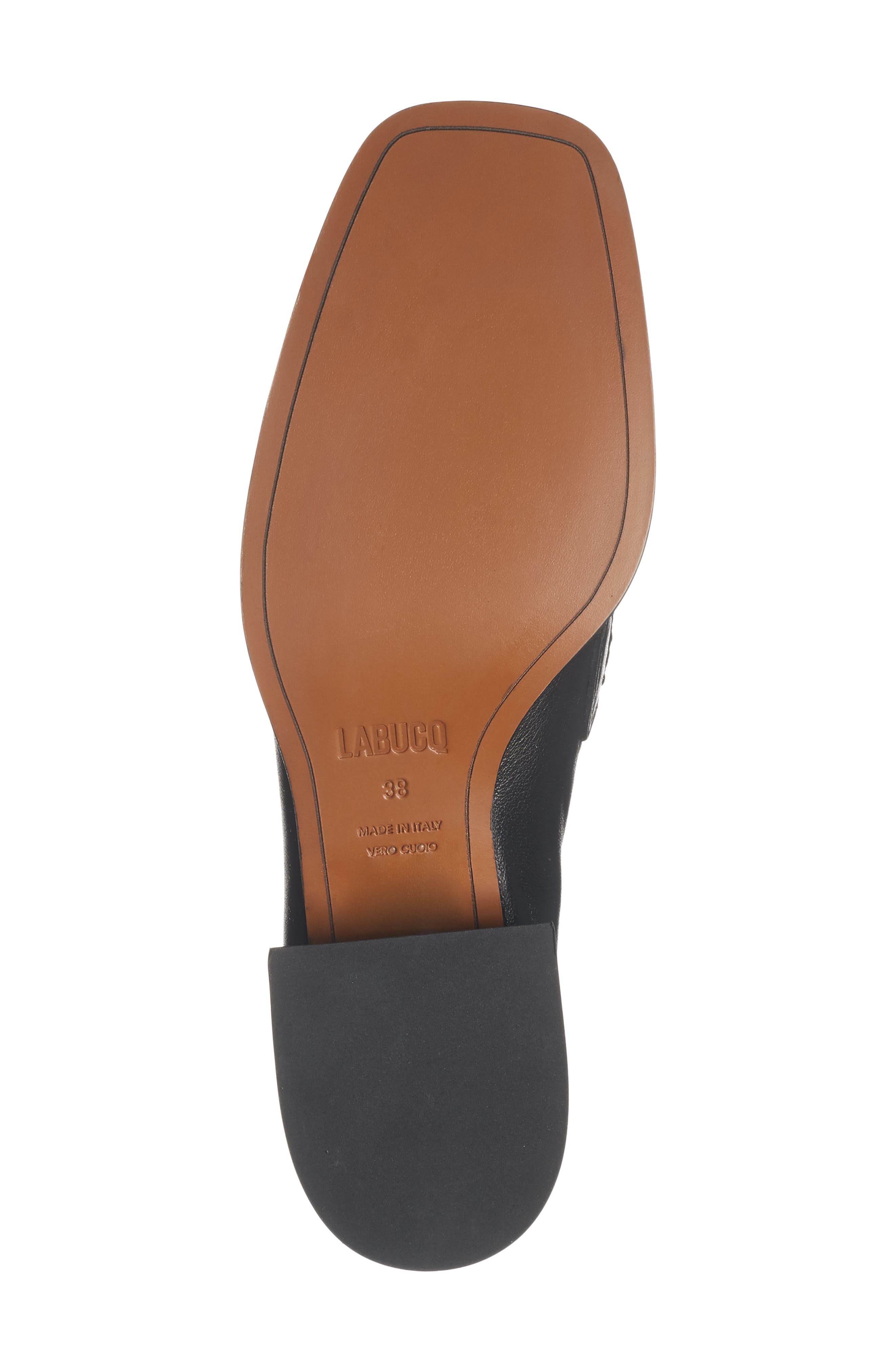 LABUCQ George Whipstitch Penny Loafer, Alternate, color, Black