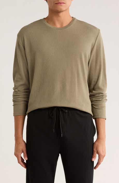 Kenneth Cole New York Long Sleeve Waffle Knit Sleep T-Shirt